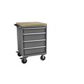 Champion Tool Storage Tool Cabinet, 4 Drawer, Dark Gray, 28-1/4 in W x 28-1/2 in D x 43-1/4 in H, S15000401ILMB8BBT-DG S15000401ILMB8BBT-DG